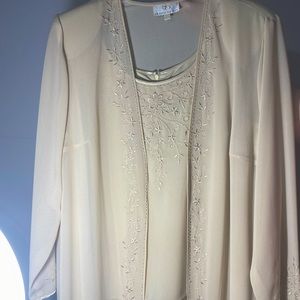 Sandra Darren, Mother of the Groom Dress, Tan